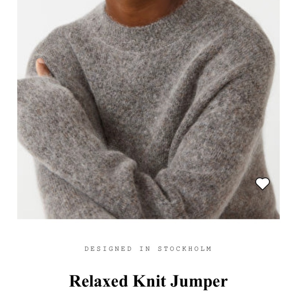 NWT &other stories wool and mohair sweater